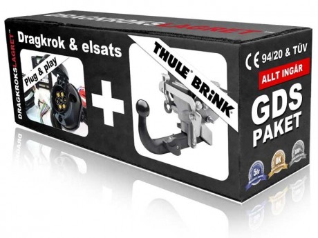 Infällbar dragkrok - Thule-Brink