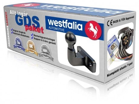 Fast dragkrok 2-bult - Westfalia-Monoflex