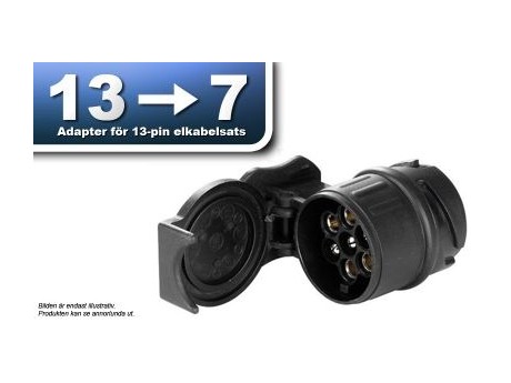 Elsatsadapter 13- till 7-polig
