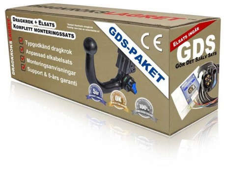 Avtagbar dragkrok vertikal - Bosal