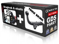 Avtagbar dragkrok horisontell - Thule-Brink