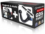 Avtagbar dragkrok vertikal - Thule-Brink