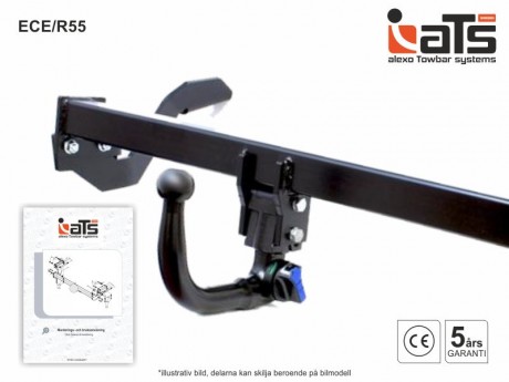 Avtagbar dragkrok vertikal - Alexo